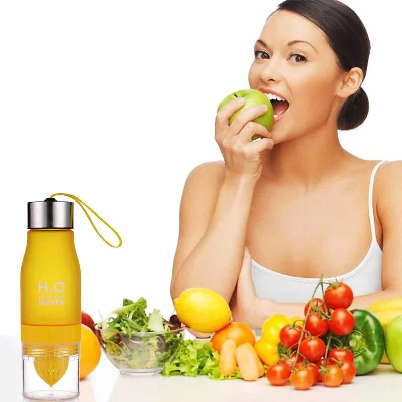 Lightweight Lemon Infuser Travel Bottle (650ML) - Image 9