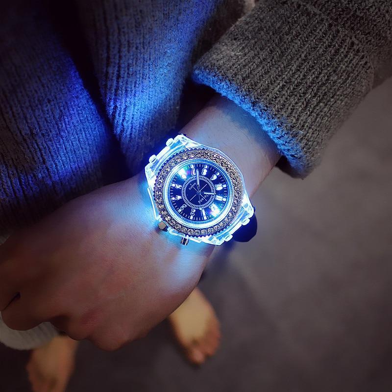 7-Color Luminous LED Flash Unisex Watch - Image 5