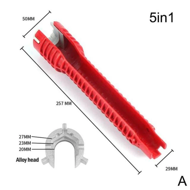 Multiuse 8-in-1 EZ Faucet and Sink Wrench - Image 4