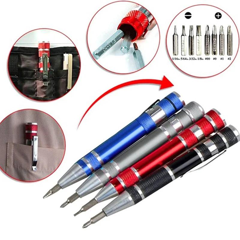 Multifunction 8 In 1 Precision Pocket Screwdriver Pen - Image 10