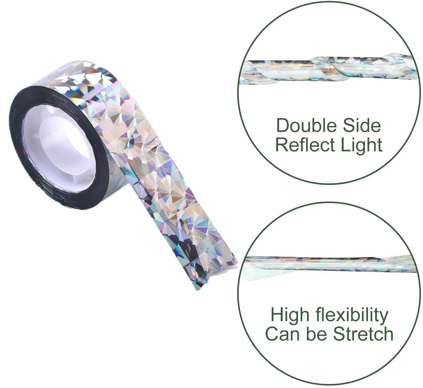 Double-Sided Bird Repellent Reflective Scare Tape - Image 10