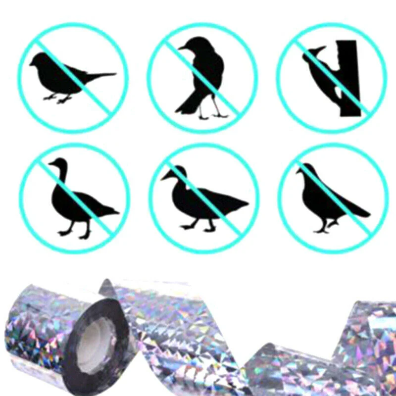 Double-Sided Bird Repellent Reflective Scare Tape - Image 4