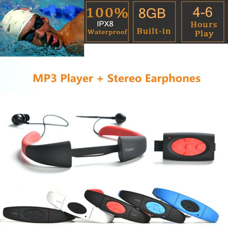 8GB Mp3 Bluetooth WATERPROOF Headphones - Image 7