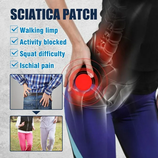 Deep Penetration & Long-Lasting Relief Natural Herbal Sciatic Nerve Orthopedic Plaster