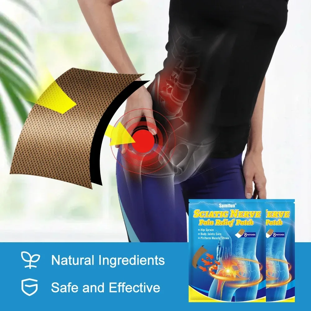 Deep Penetration & Long-Lasting Relief Natural Herbal Sciatic Nerve Orthopedic Plaster - Image 5