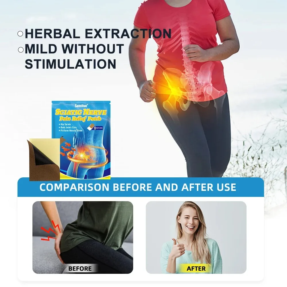 Deep Penetration & Long-Lasting Relief Natural Herbal Sciatic Nerve Orthopedic Plaster - Image 6