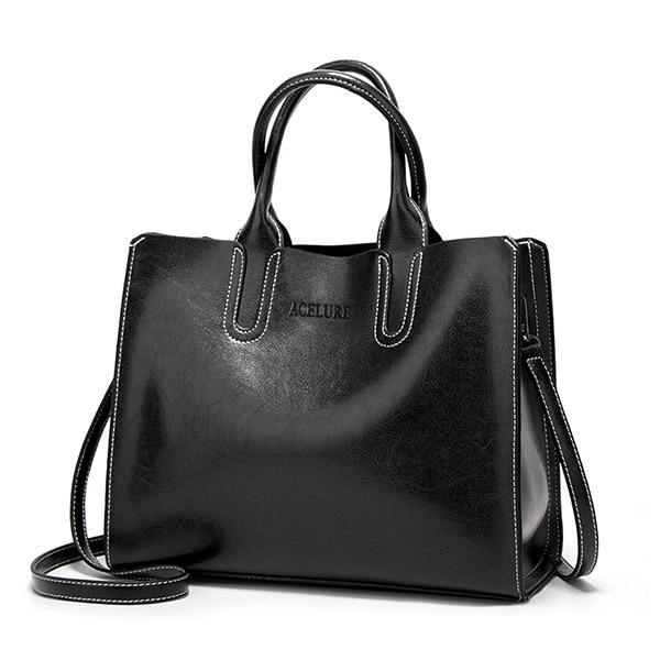 ACELURE™ Women's Leather Casual Tote Bag - Image 12