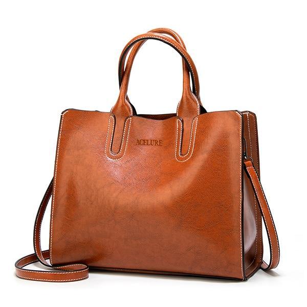 ACELURE™ Women's Leather Casual Tote Bag - Image 17