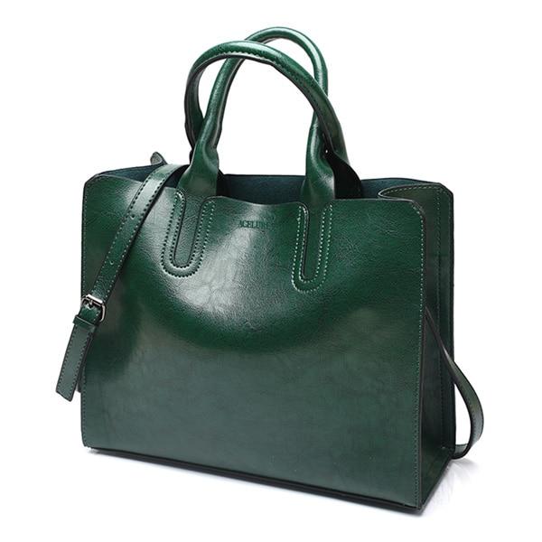 ACELURE™ Women's Leather Casual Tote Bag - Image 9