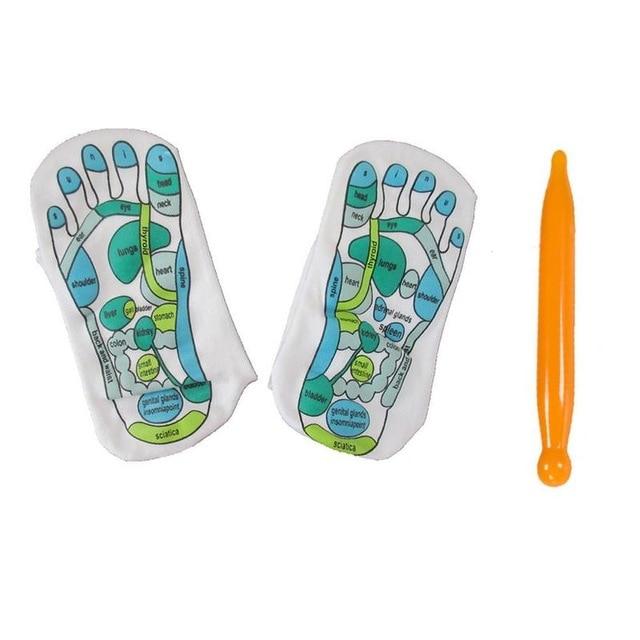 Acupressure Reflexology Chart Socks with Masseur ***2 sets*** - Image 4