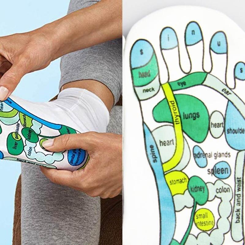 Acupressure Reflexology Chart Socks with Masseur ***2 sets*** - Image 6