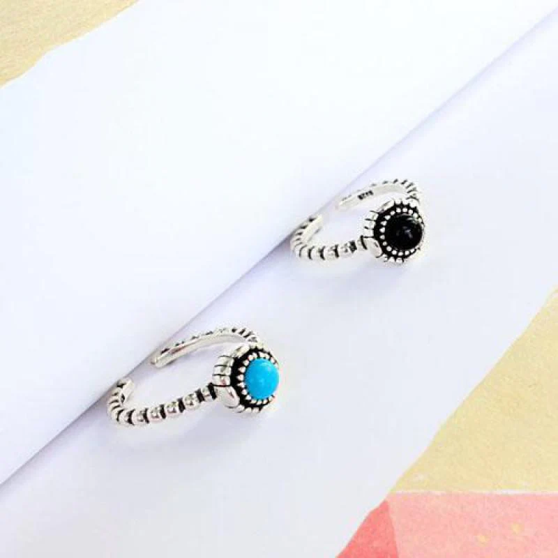 ADAM- Pure 100% 925 Sterling Silver Black Onyx Ring - Image 3