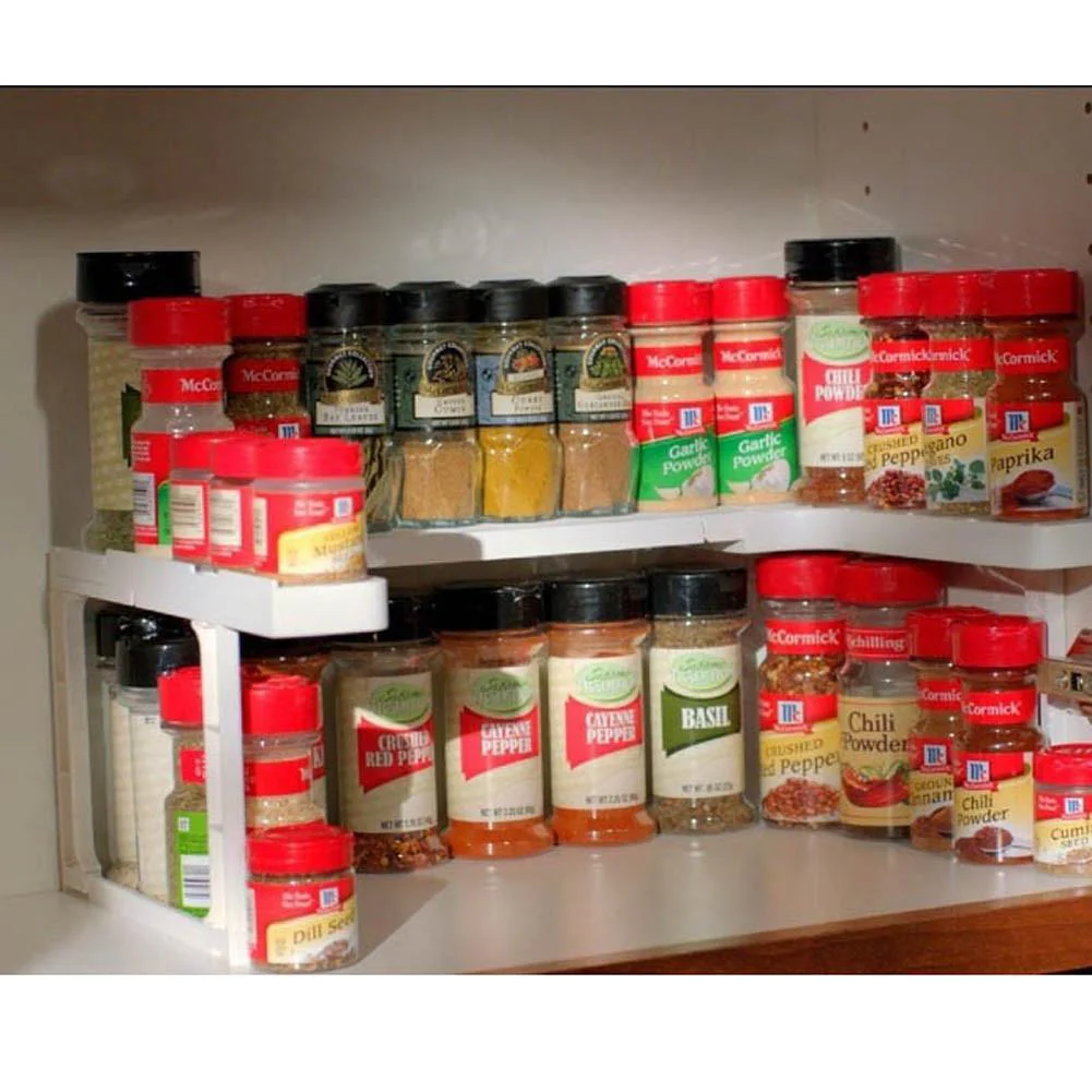 Adjustable Spice Shelf Organizer - Image 2