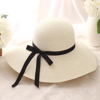 Adjustable Wide-Brimmed Women's Straw Sun-Hat - Image 3
