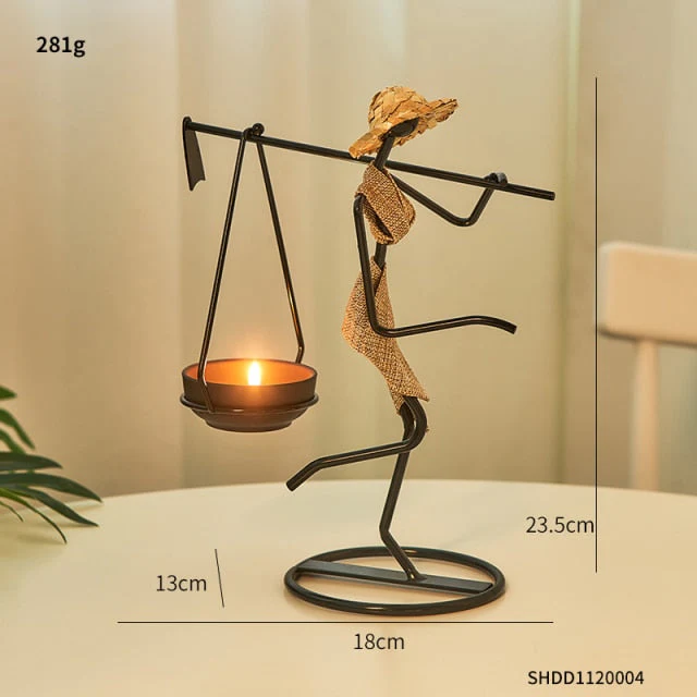 Pinturesque Metal African Style Candle Holder - Image 10