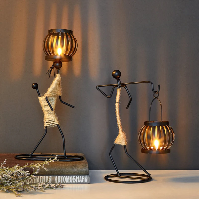 Pinturesque Metal African Style Candle Holder - Image 12