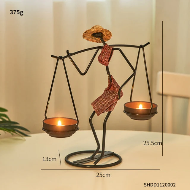Pinturesque Metal African Style Candle Holder - Image 13