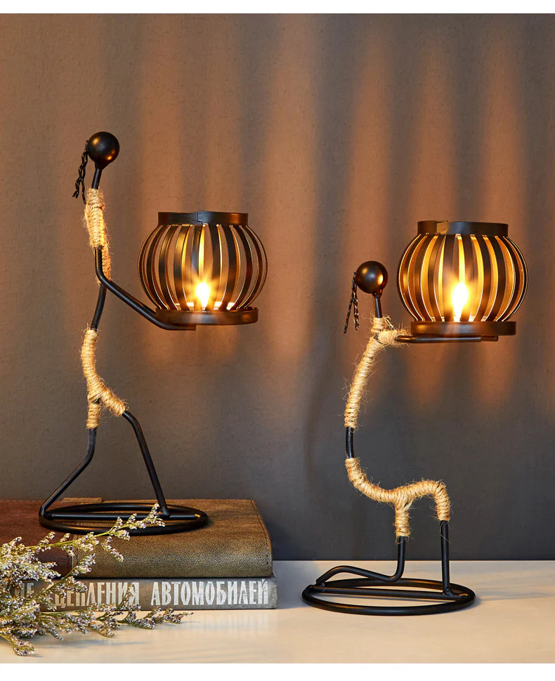 Pinturesque Metal African Style Candle Holder - Image 17