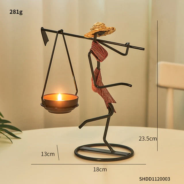 Pinturesque Metal African Style Candle Holder - Image 18