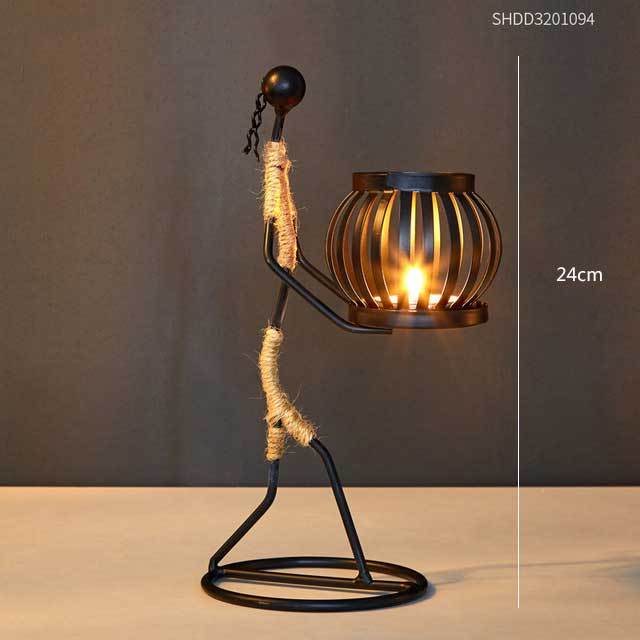 Pinturesque Metal African Style Candle Holder - Image 21