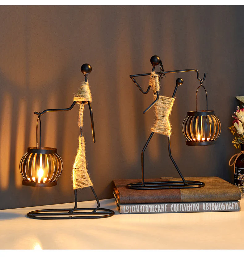 Pinturesque Metal African Style Candle Holder - Image 22