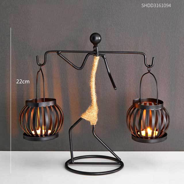 Pinturesque Metal African Style Candle Holder - Image 4