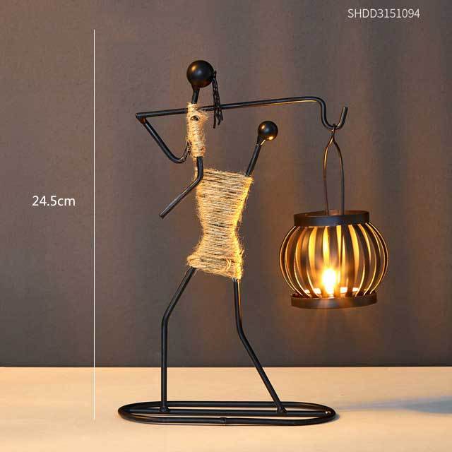 Pinturesque Metal African Style Candle Holder - Image 7