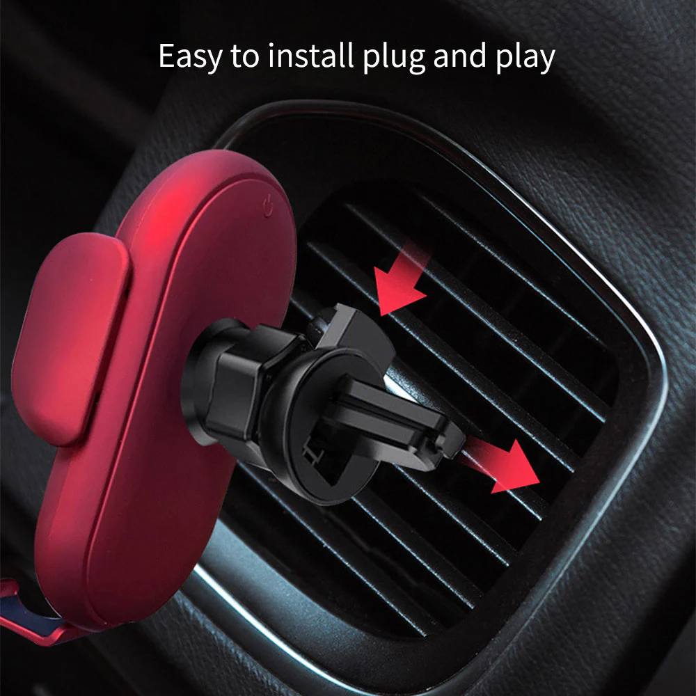 Auto-Clamping Wireless Charging Car Phone Mount - Image 8