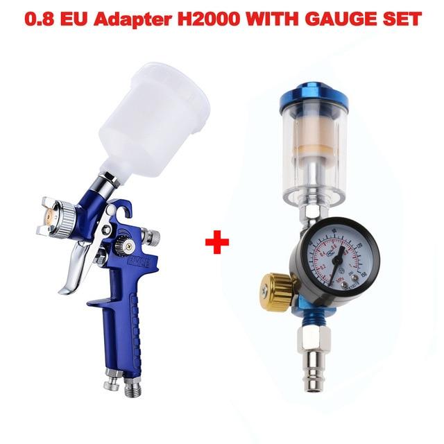 H-2000 Professional HVLP Pneumatic Paint Spray Gun - Image 19