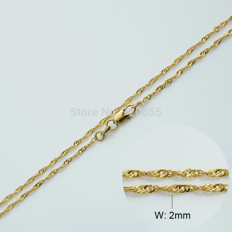 Cameron -Anchor Pendant & Necklaces ,18k Yellow Gold Plated - Image 2