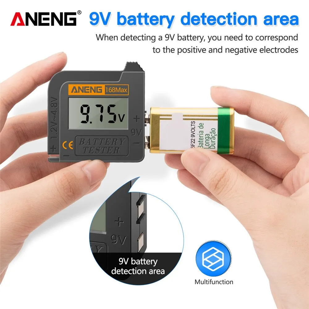 ANENG Universal Digital Display Lithium Battery Tester - Image 4