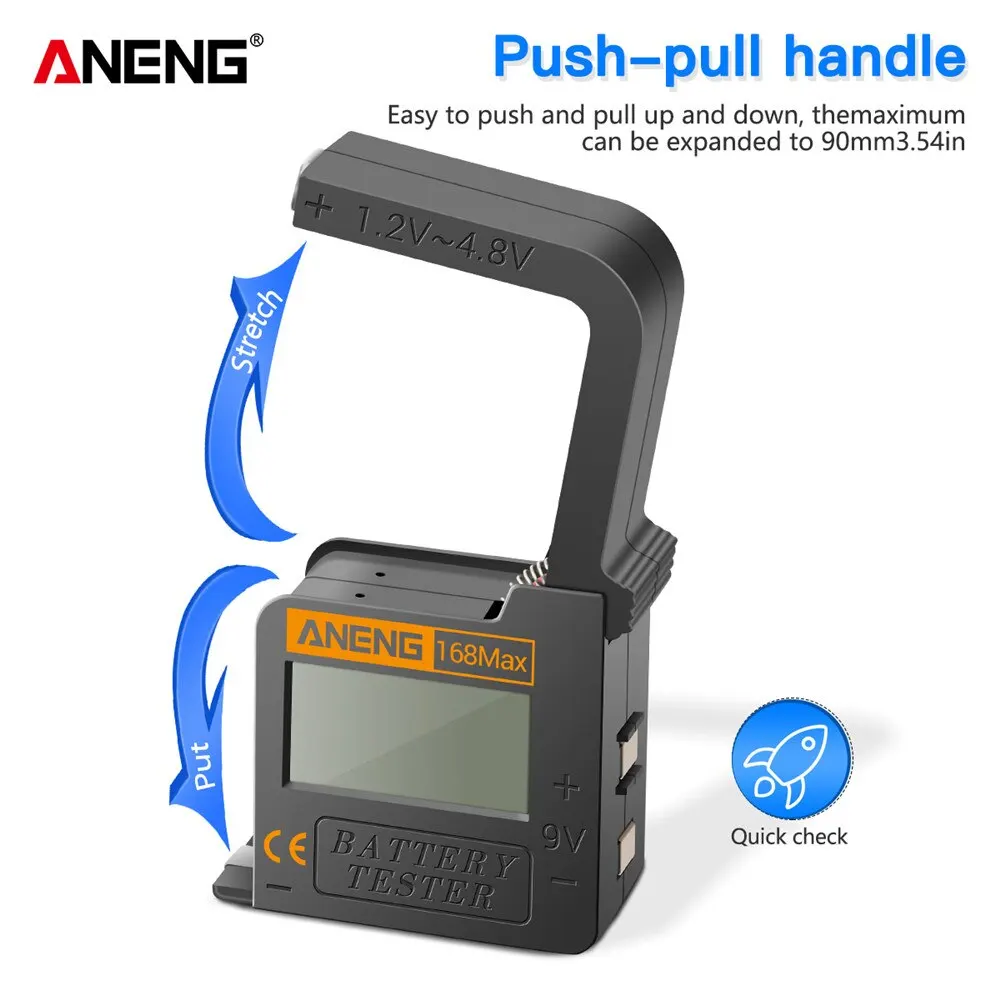 ANENG Universal Digital Display Lithium Battery Tester - Image 5