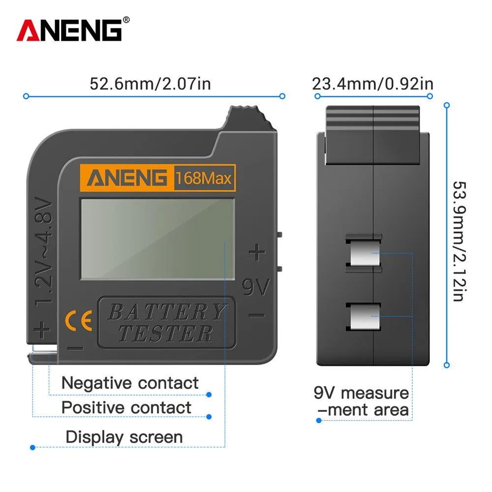 ANENG Universal Digital Display Lithium Battery Tester - Image 7
