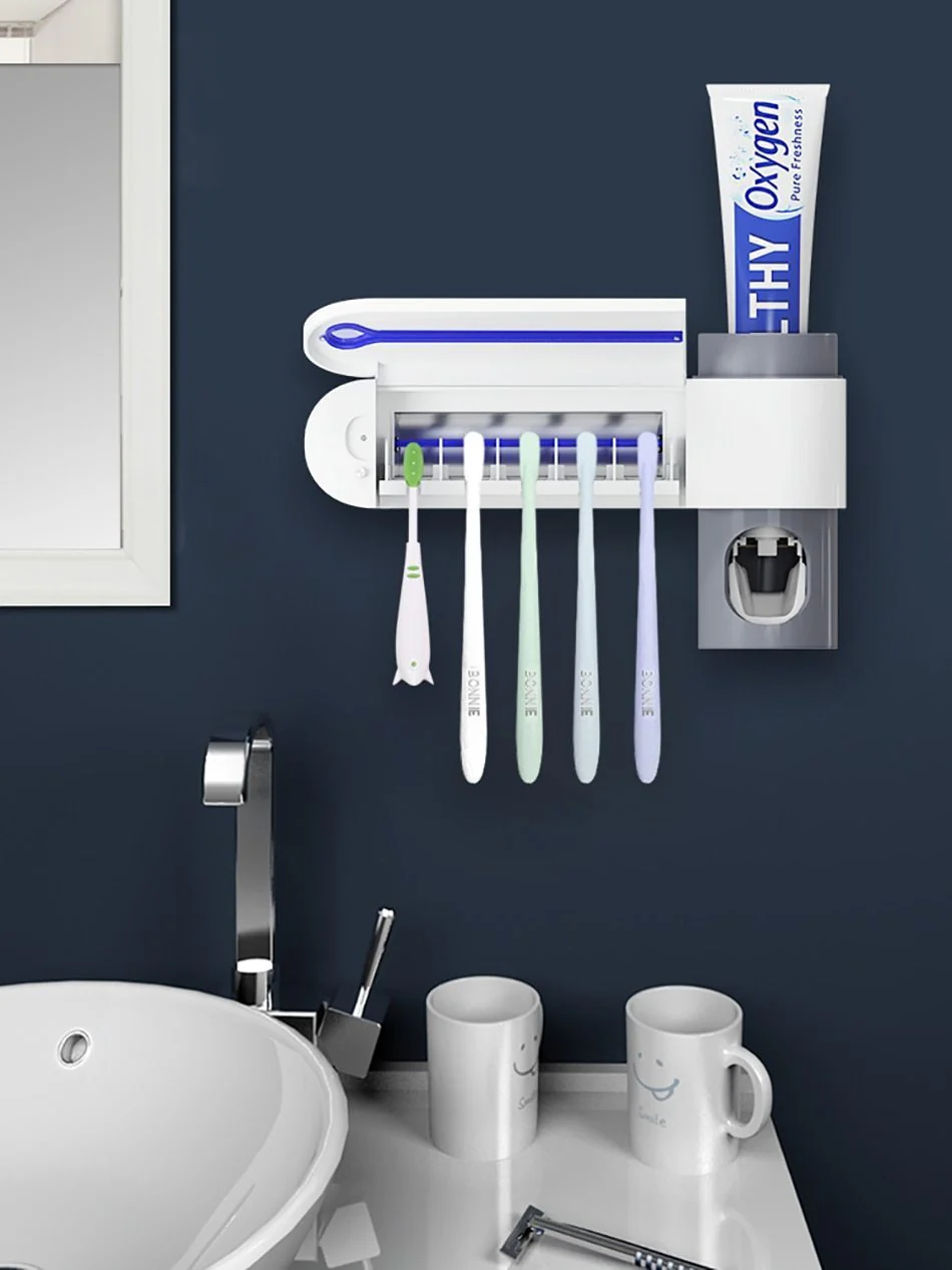 Anti-Bacterial UV Toothbrush Sterilizer and Toothpaste Dispenser - Image 14