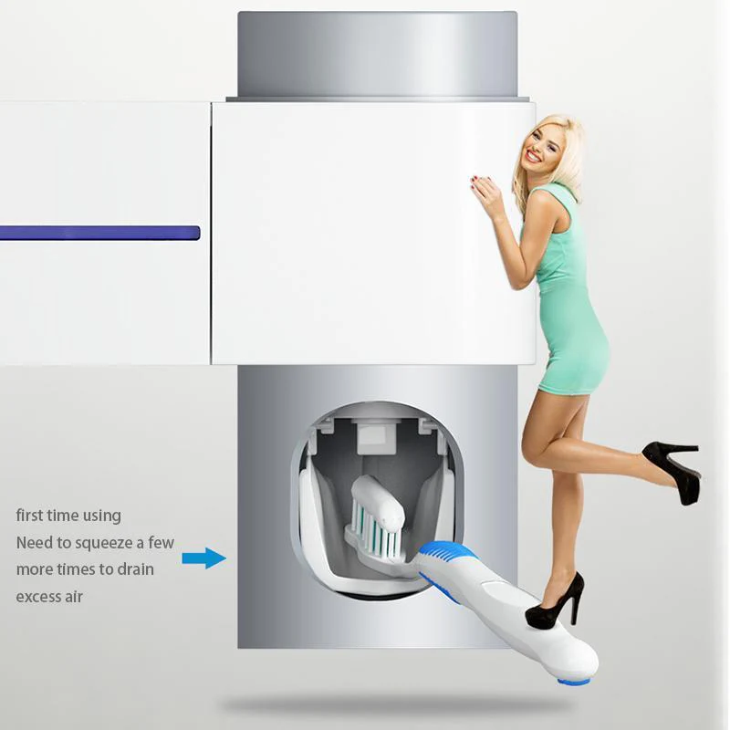 Anti-Bacterial UV Toothbrush Sterilizer and Toothpaste Dispenser - Image 18