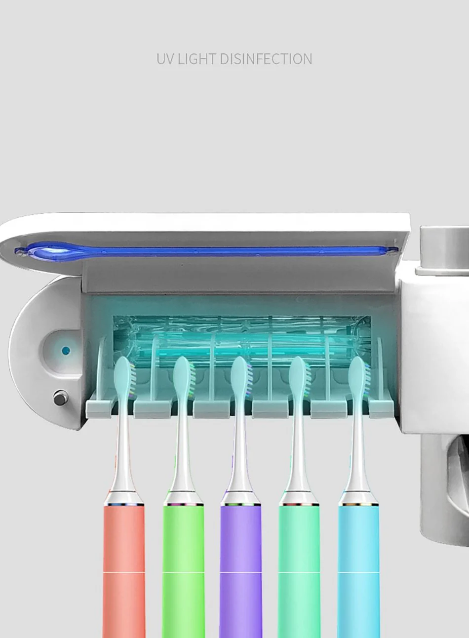 Anti-Bacterial UV Toothbrush Sterilizer and Toothpaste Dispenser - Image 19