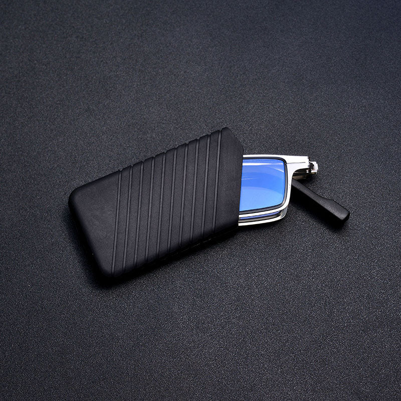 Anti Blue Light Foldable Metal Reading Glasses - Image 3