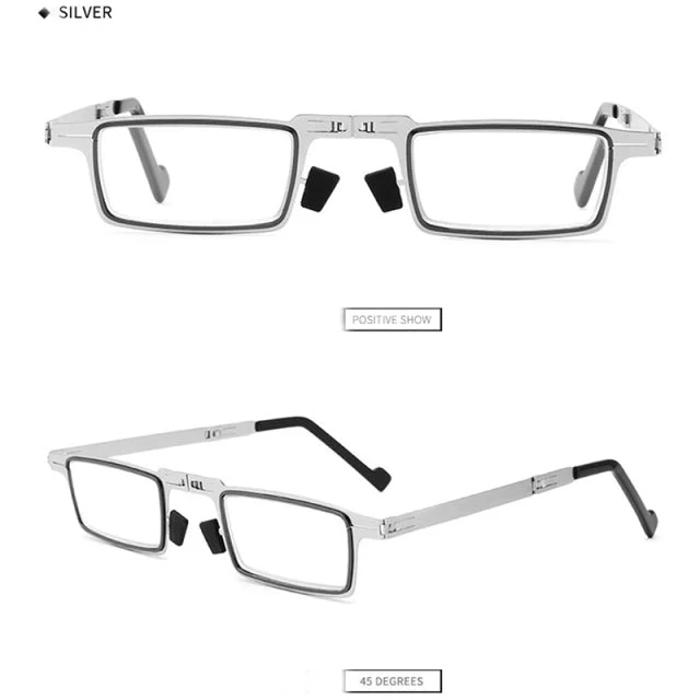 Anti Blue Light Foldable Metal Reading Glasses - Image 5