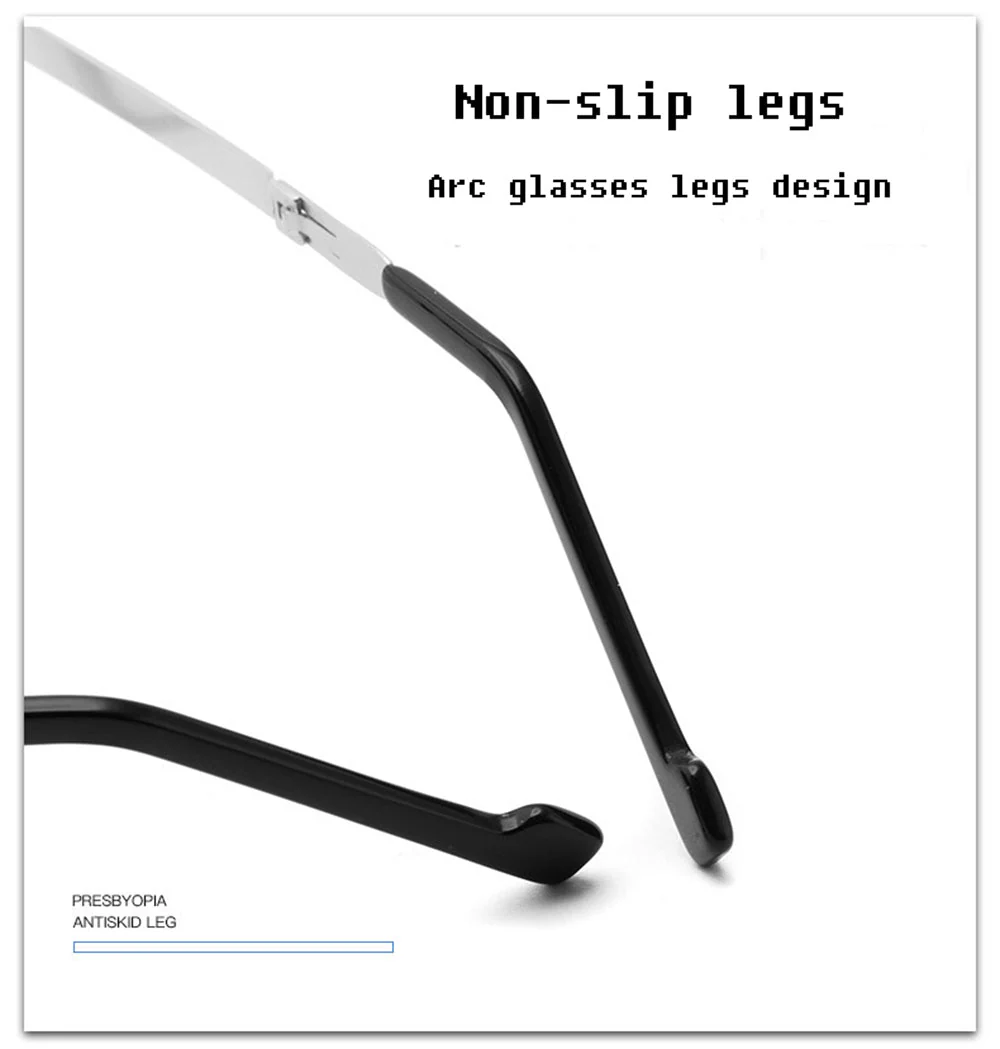 Anti Blue Light Foldable Metal Reading Glasses - Image 7