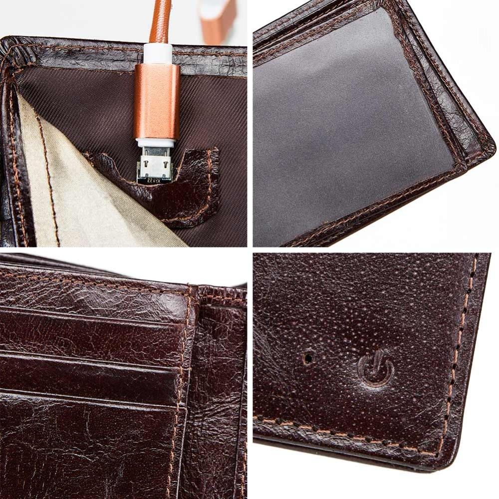 Anti-Lost/Theft Bluetooth Genuine  Leather Smart-Wallet - Image 4