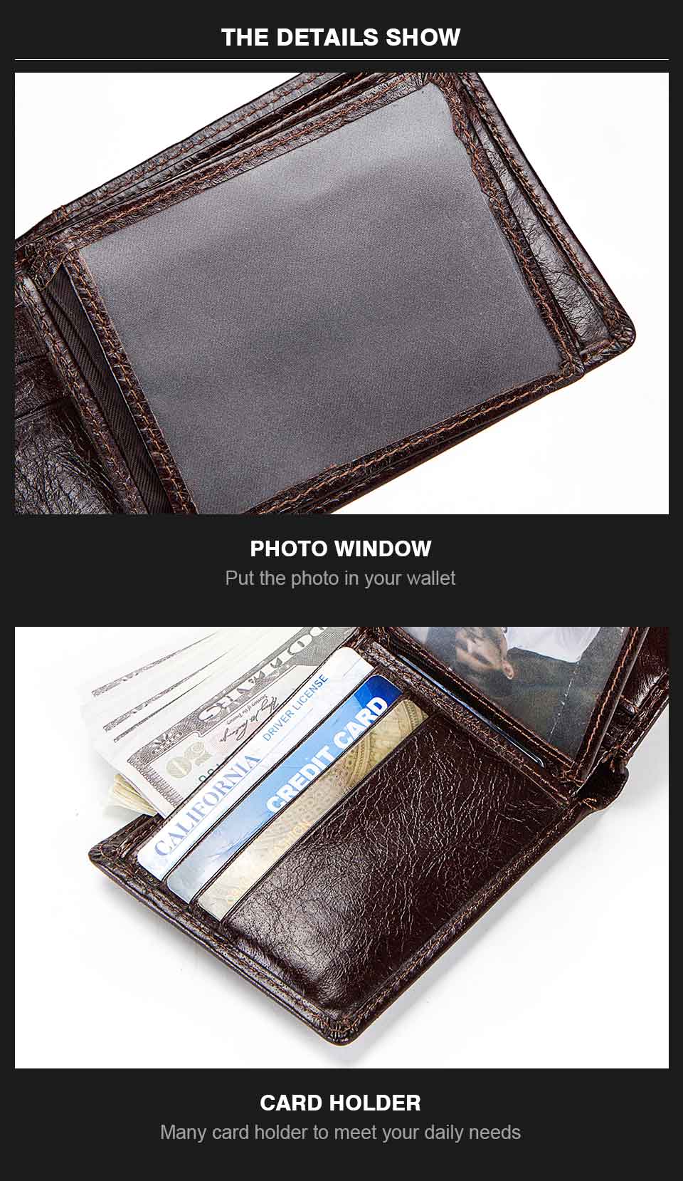 Anti-Lost/Theft Bluetooth Genuine  Leather Smart-Wallet - Image 7