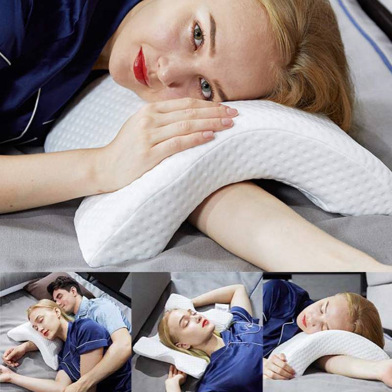 Anti-Pressure Curved Memory Foam Pillow