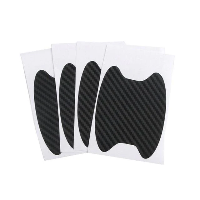 Carbon Fiber Protective Car Handle Pad (4pcs) - Image 3