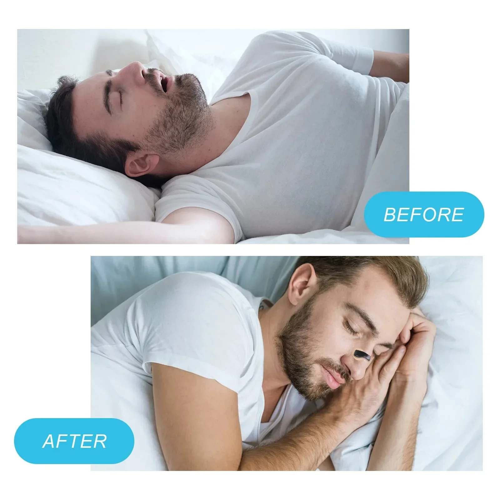 Smart Magnetic Nasal Breathing Dilators for Snoring Relief and Airflow Support - Image 4