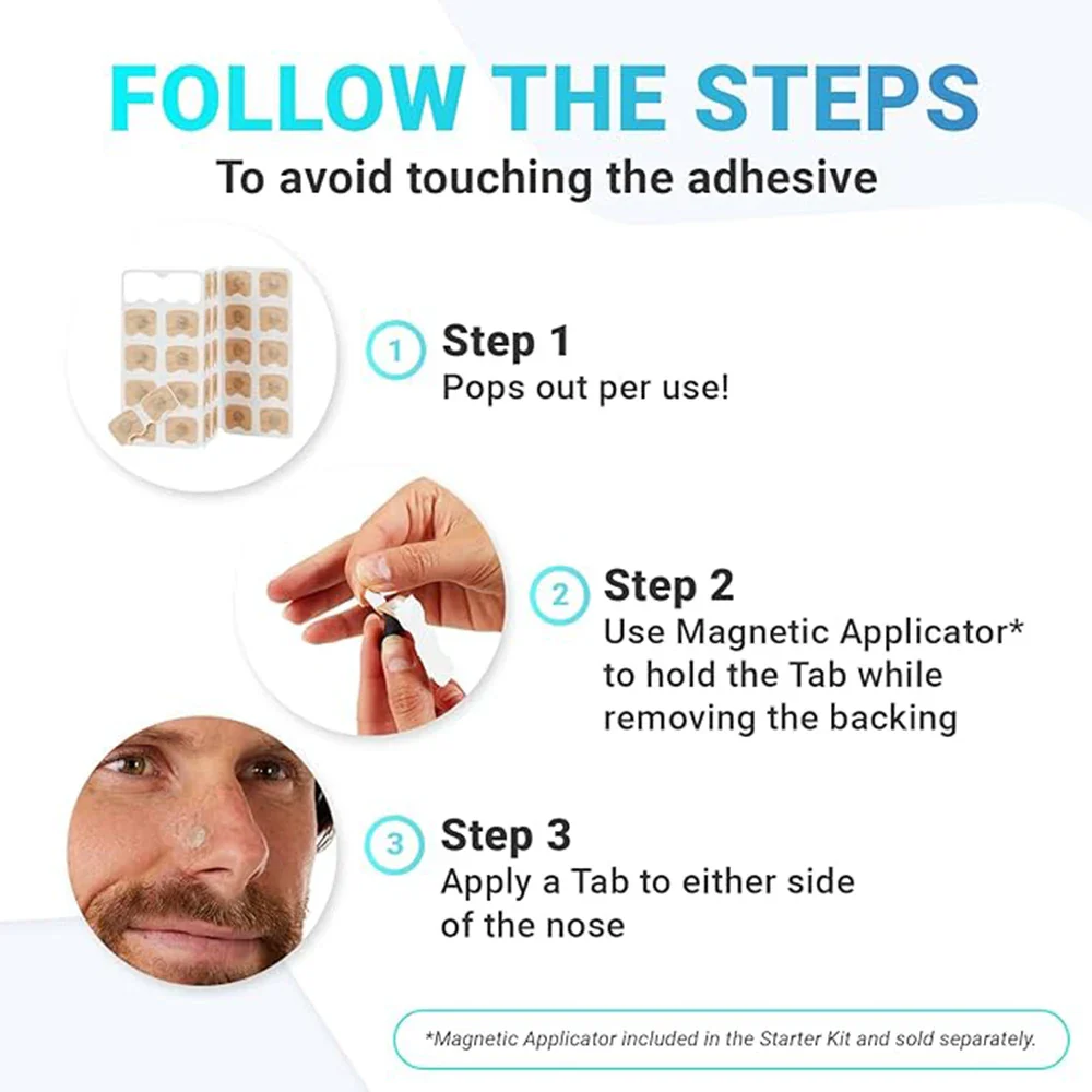 Smart Magnetic Nasal Breathing Dilators for Snoring Relief and Airflow Support - Image 6