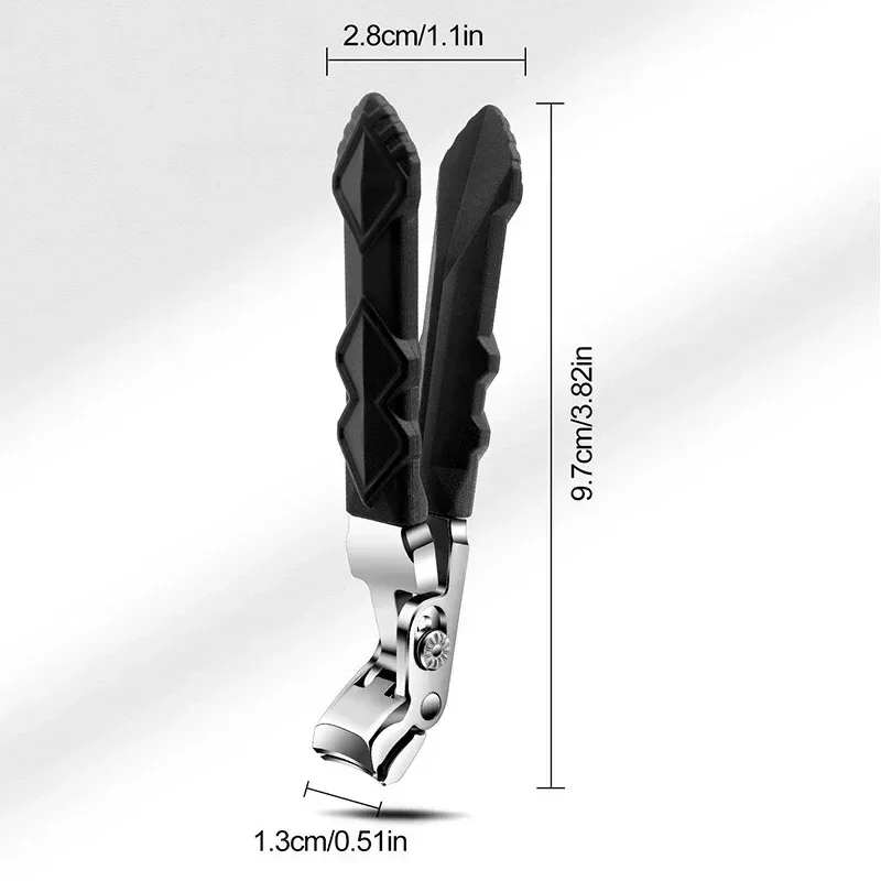 Extra-Wide 45° Diagonal Full Visibility Design Ergonomic Thick Nails Clipper - Image 12