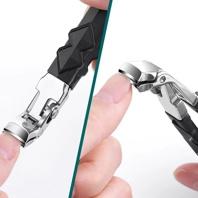 Extra-Wide 45° Diagonal Full Visibility Design Ergonomic Thick Nails Clipper - Image 4
