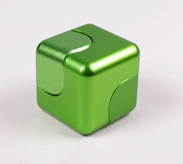 Anti-stress Gyro Aluminum Cube Spinner - Image 5