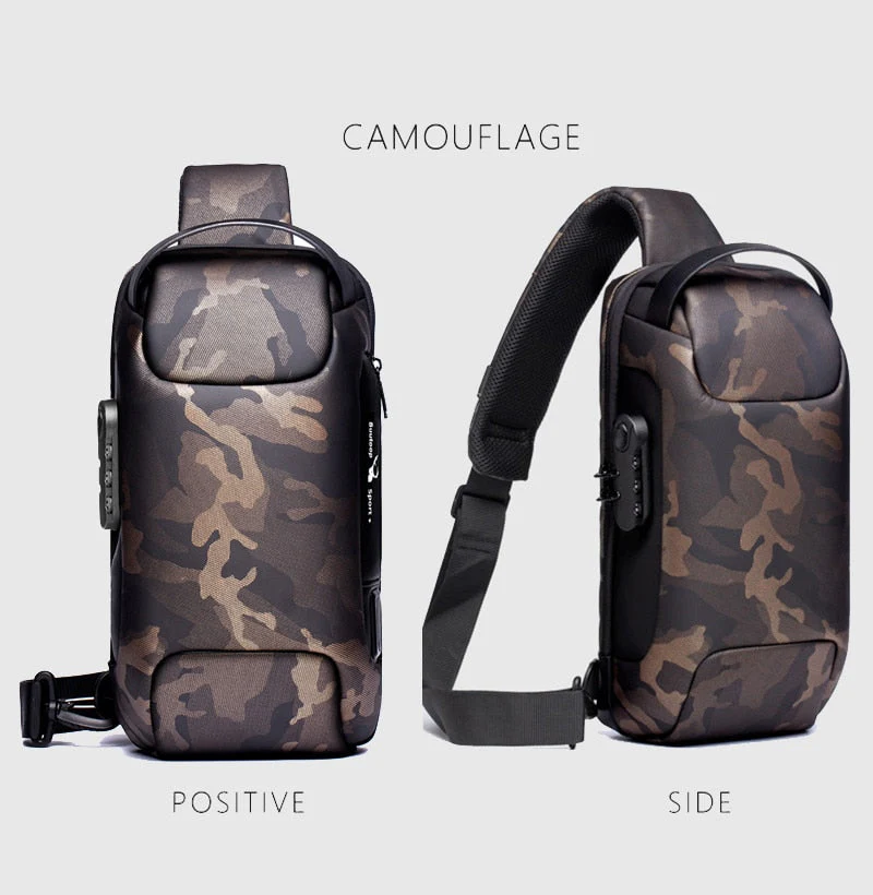 Anti-theft Waterproof Crossbody USB Bag - Image 10