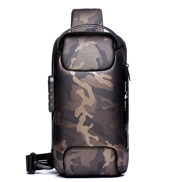 Anti-theft Waterproof Crossbody USB Bag - Image 12